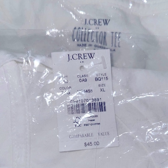 J. CREW Graphic Tee Tropical Plant Palm Flower Graphic Crew Neck T-shirt - Picture 10 of 12